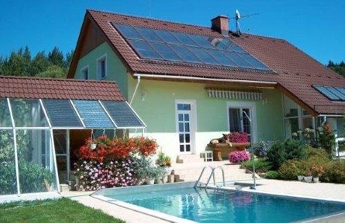 сонячні панелі для електроенергії фото