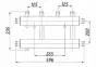 Колектор для опалення К22В.125, (200), 2 вихода фото товара 0