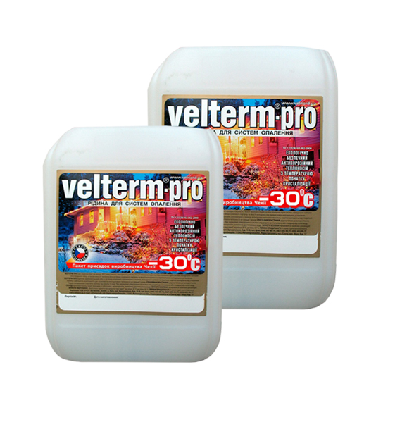 Теплоносій для системи опалення Velterm-pro -30°С (5 кг)