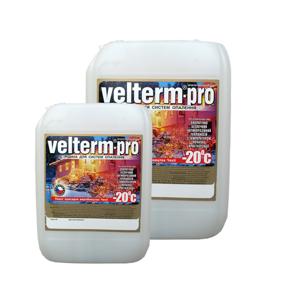 Теплоносій для системи опалення Velterm-pro -20°С (10 кг)