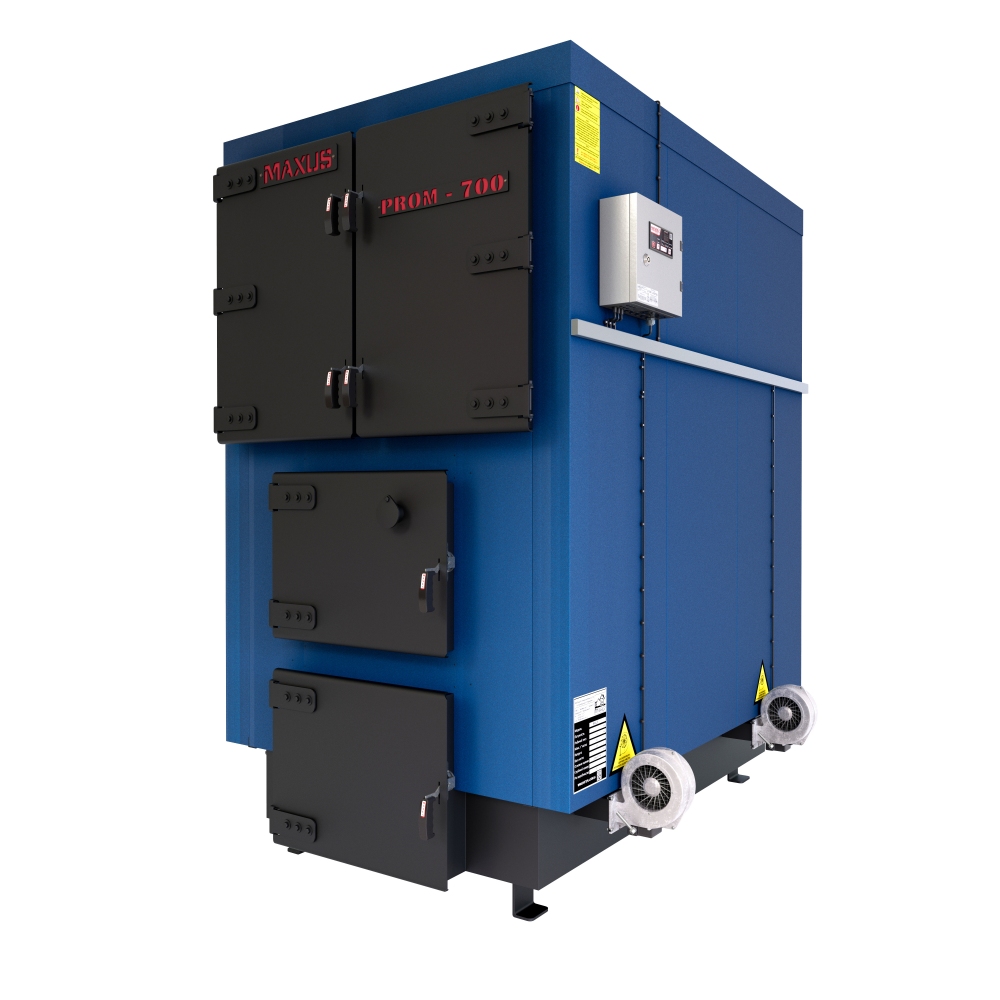 Твердопаливний котел Maxus 700 кВт PROM
