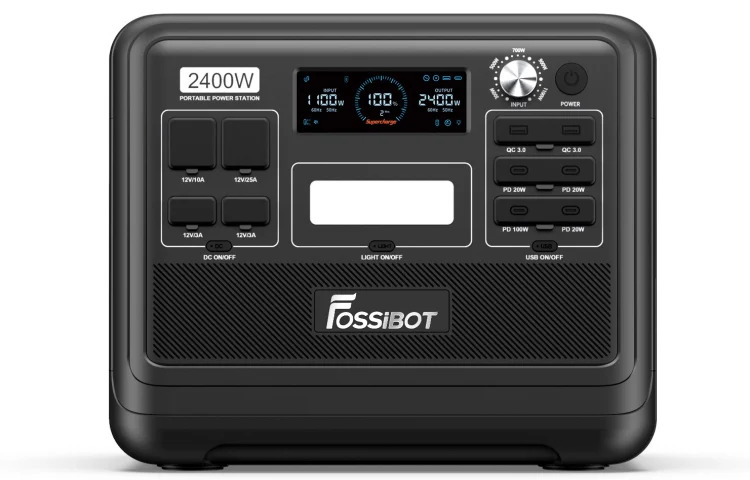 Зарядна станція Fossibot F2400 (2400 Вт, 2048 Вт/год)