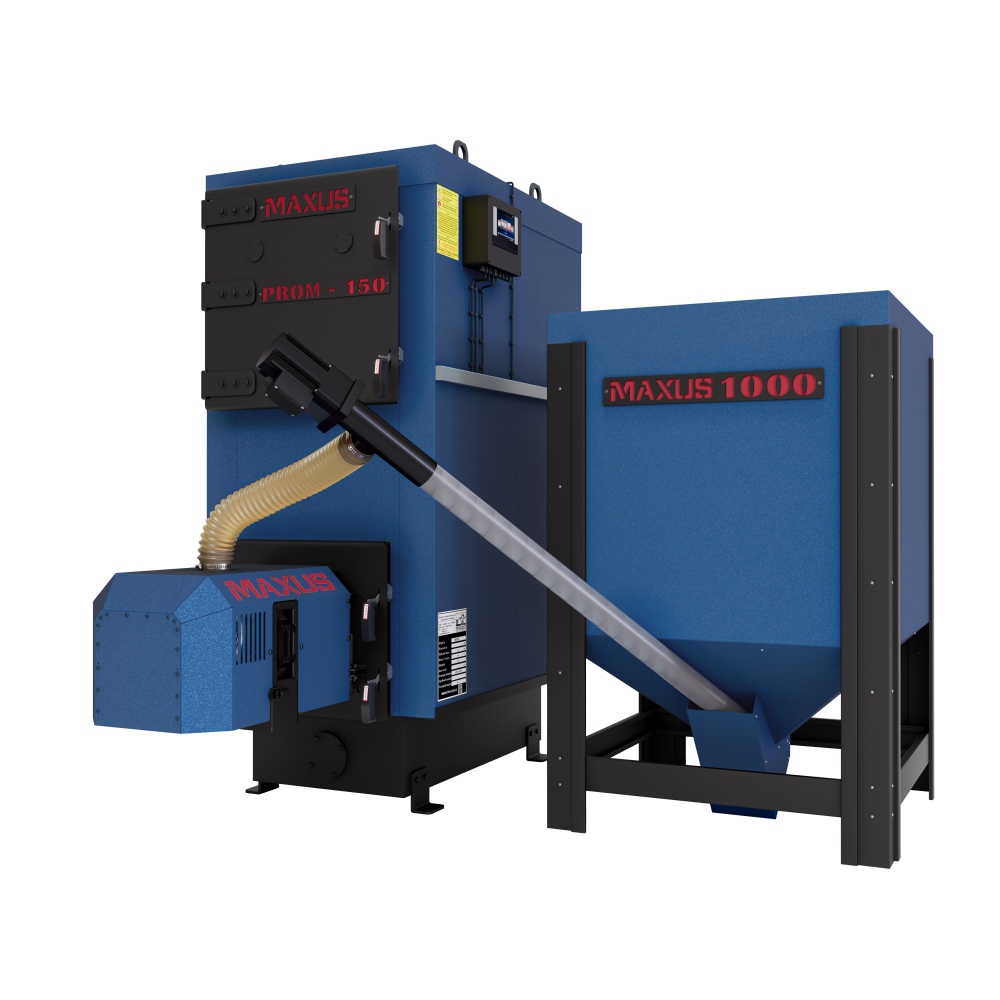 Пелетний котел Maxus 800 кВт BIOMAX