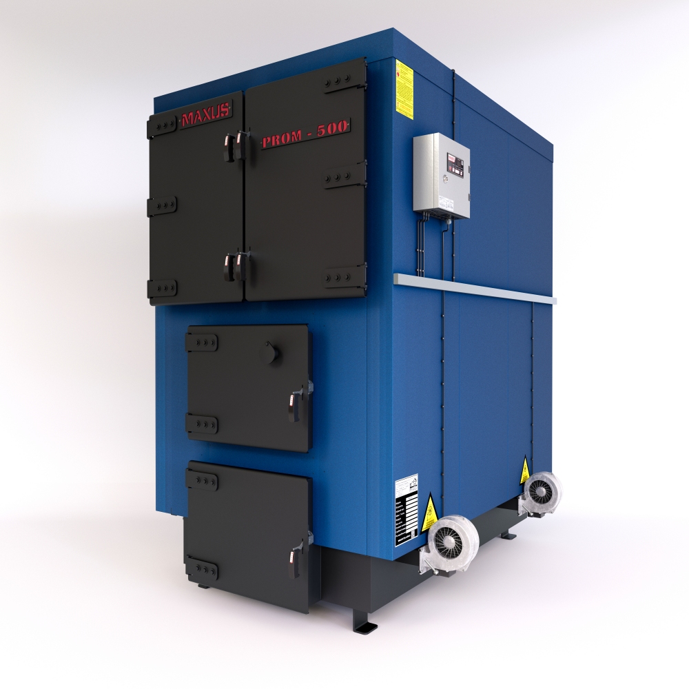 Твердопаливний котел Maxus 500 кВт PROM