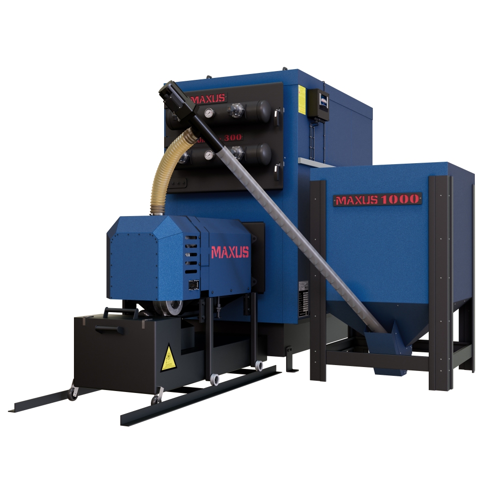 Пелетний котел Maxus 300 кВт BIOMAX PALNIK самоочисний