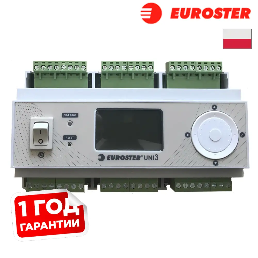 Погодозависимый контроллер Euroster UNI3 фото товара