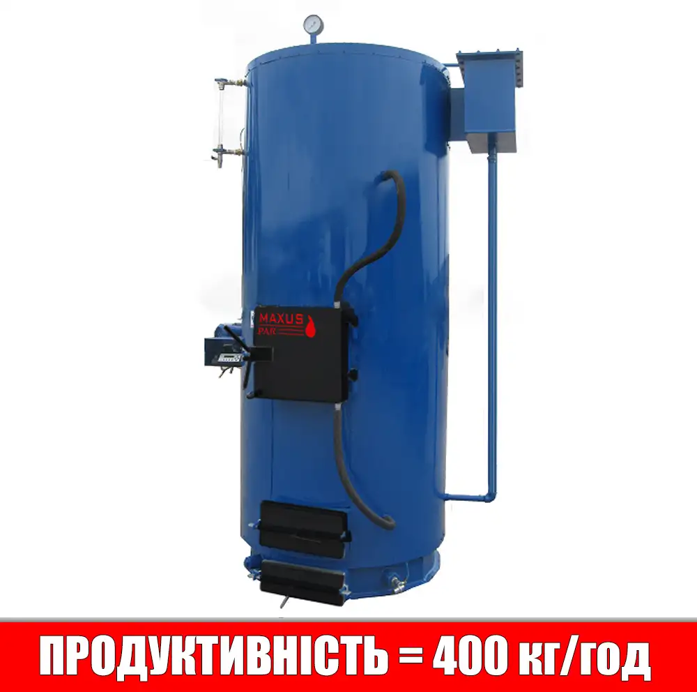 Паровой котел на дрова Maxus PAR 250 (400 кг/час)