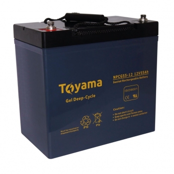 Гелевий акумулятор Toyama NPCG 75A-12V фото