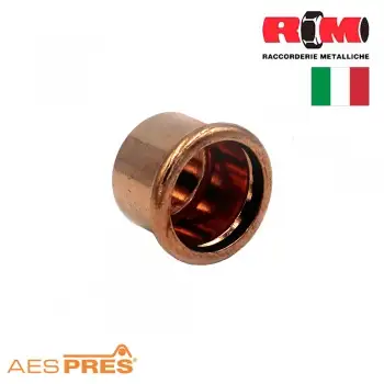Заглушка мідна під прес RM Aespres фото