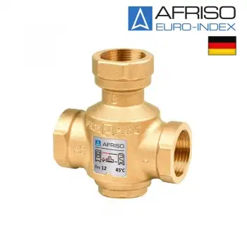 Клапан термостатический Afriso ATV 333, 45°C, GW 1