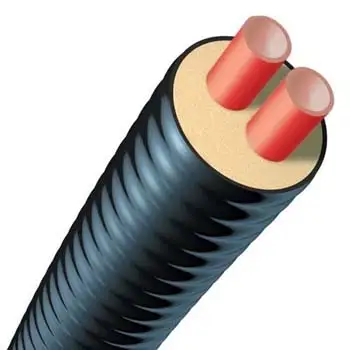 Труба для теплотраси CALPEX DUO PN6 162/2x50x4,6 фото