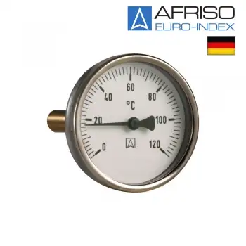 Біметалічний термометр Afriso BiTh 63 (задн. підкл.)