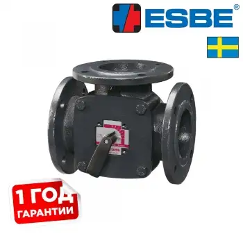 Поворотно-змішувальний 3-ходовий клапан ESBE 3F 150 фото