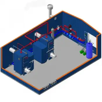 Блочно-модульна котельня Maxus 800 кВт (автоматична подача)