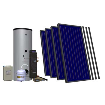 Солнечный комплект Hewalex 4 TLP-400 (KS2000 TLP)