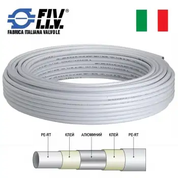 Труба для теплого пола F.I.V. Gerpex RA PEX/AL/PEX 20x2.0мм (200м/бухта) фото