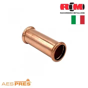 Муфта мідна повнопрохідна під прес RM Aespres ВВ фото