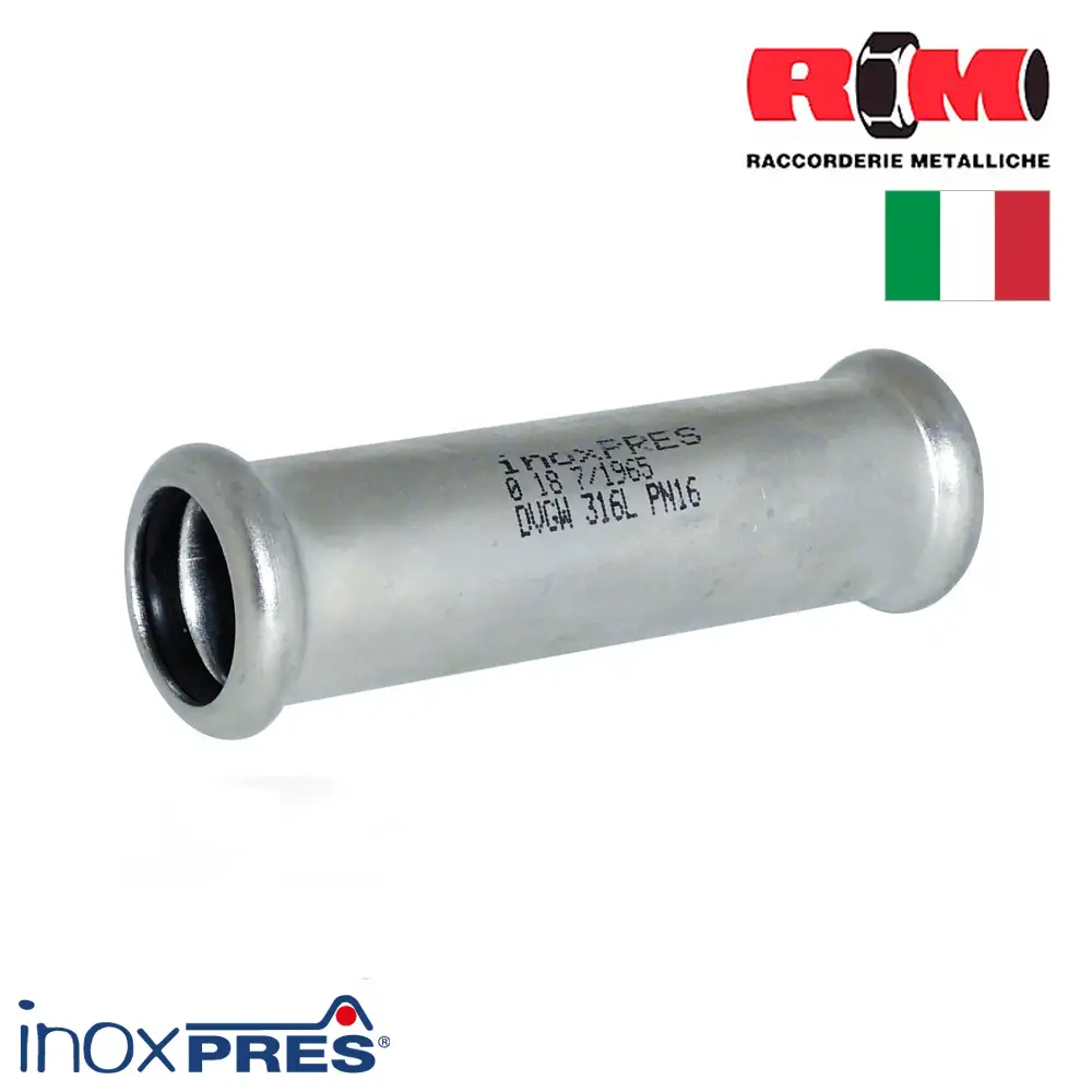 Муфта прохідна з нержавіючої сталі для опалення під прес RM Inoxpres фото