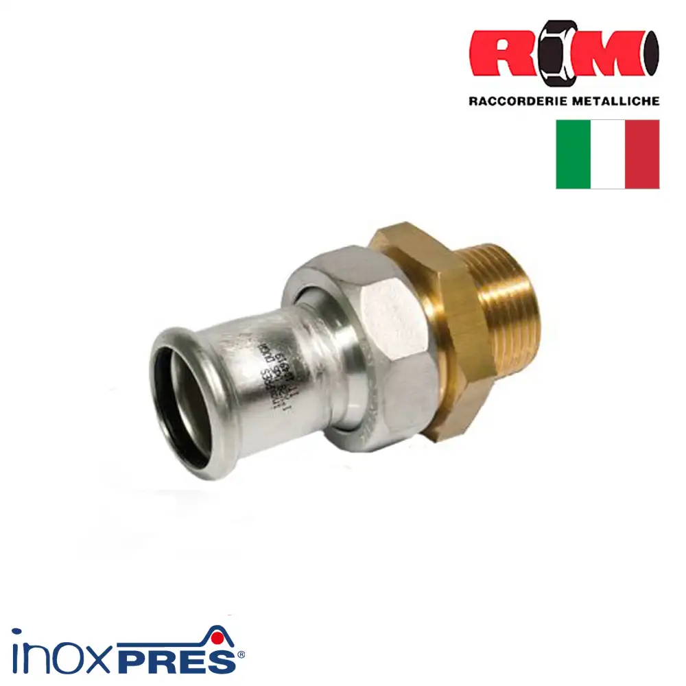 Роз'ємне з'єднання лат/нерж під прес RM Inoxpres ВЗ фото