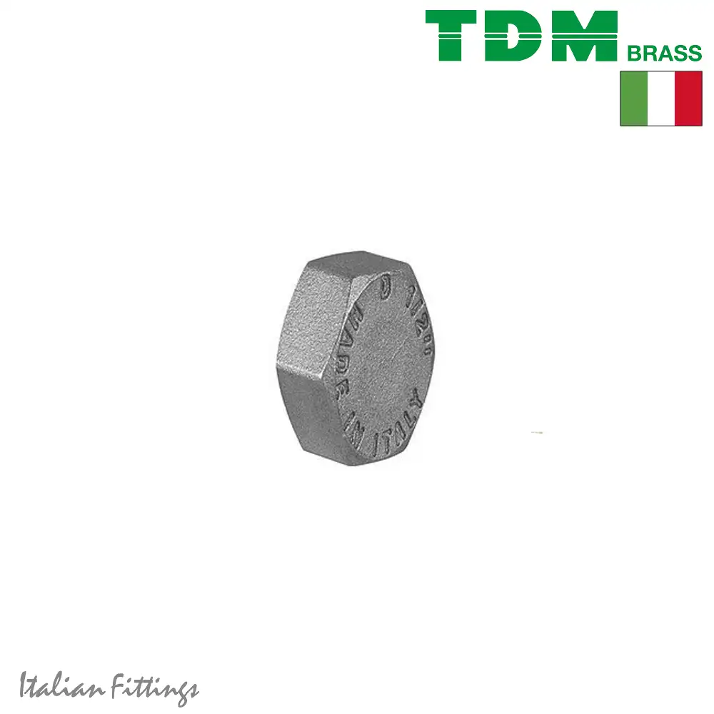 Заглушка никелированная ВР TDM Brass