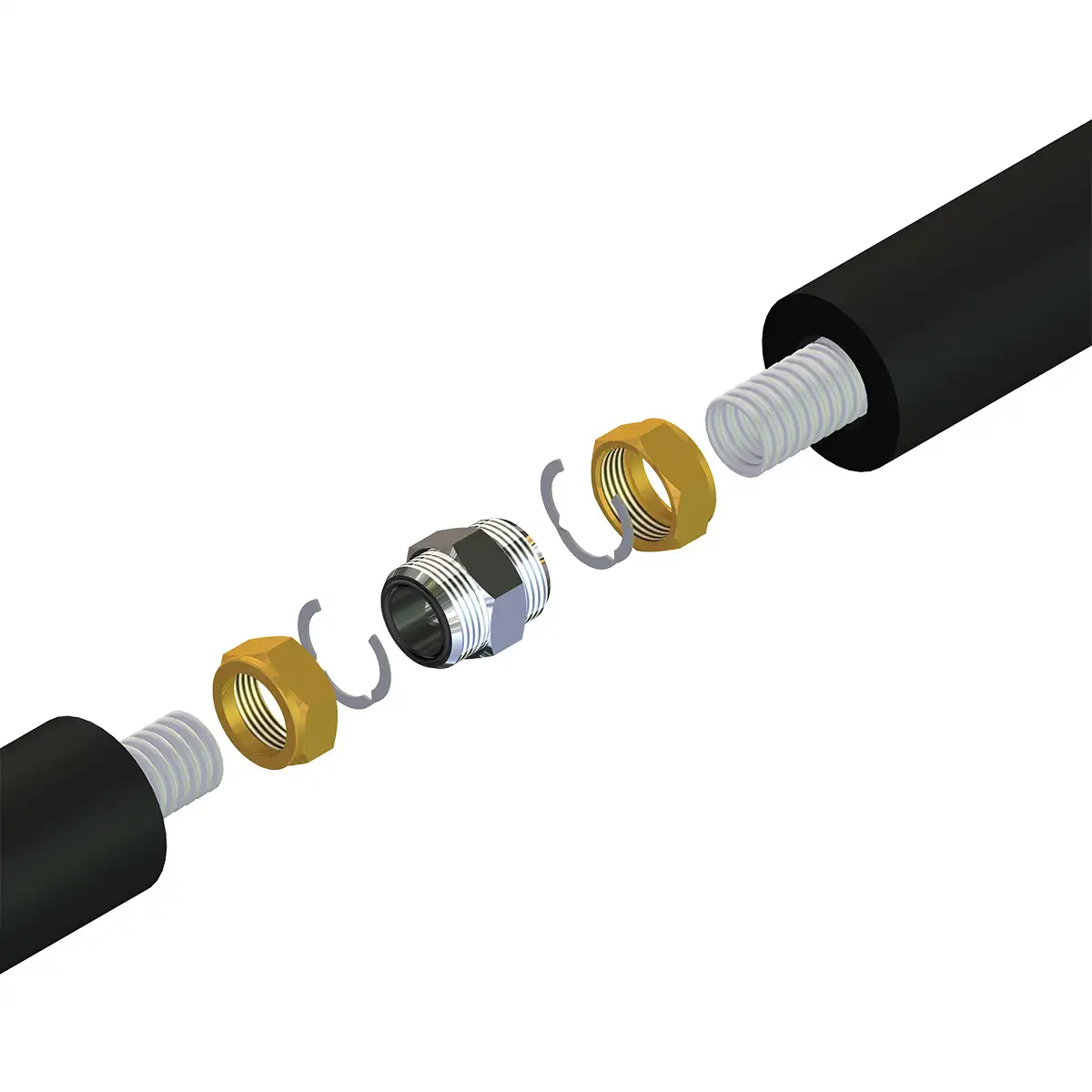 Соеденение 1”, для гибкой трубы SNP-DN20 фото