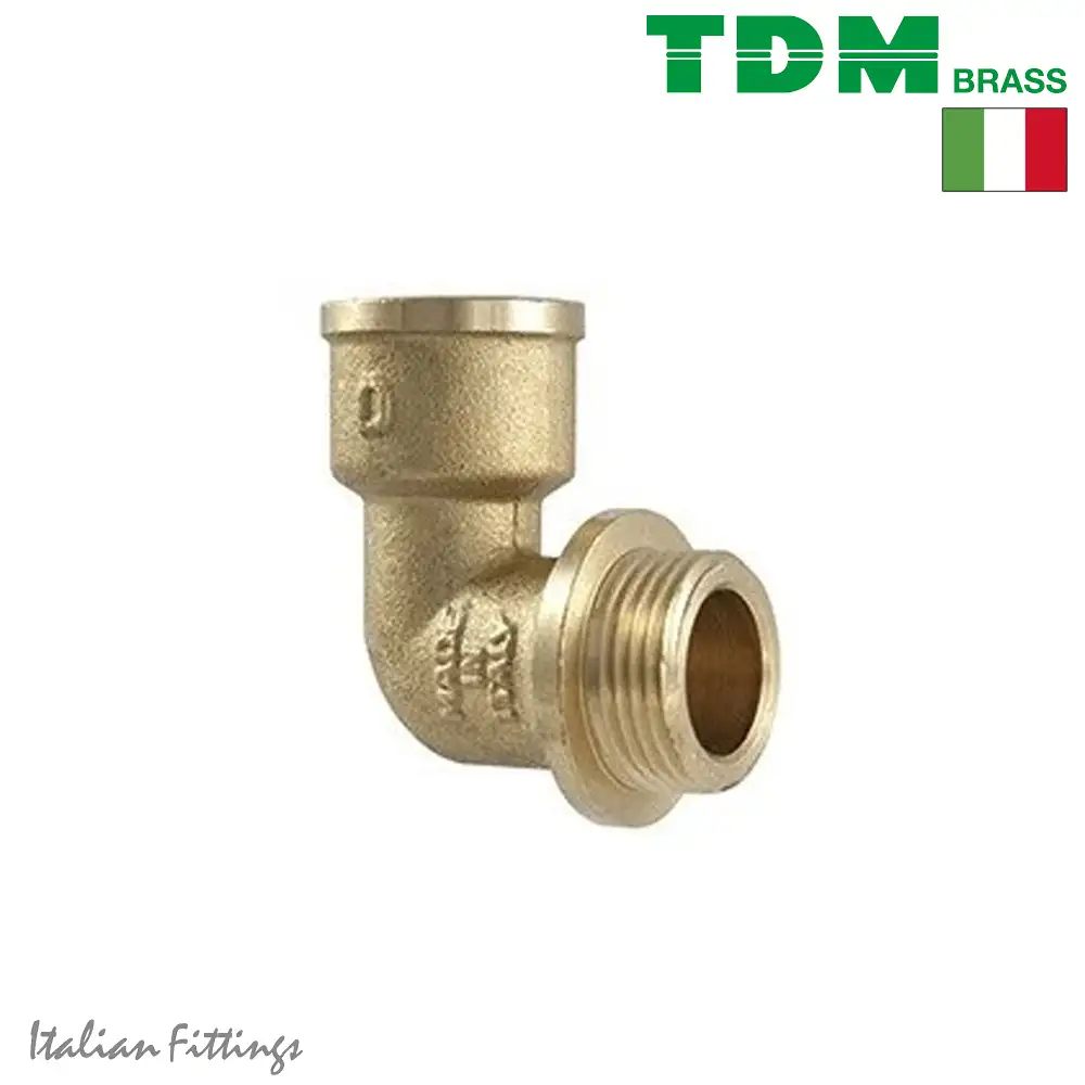 Колено 90° ВН латунь TDM Brass фото