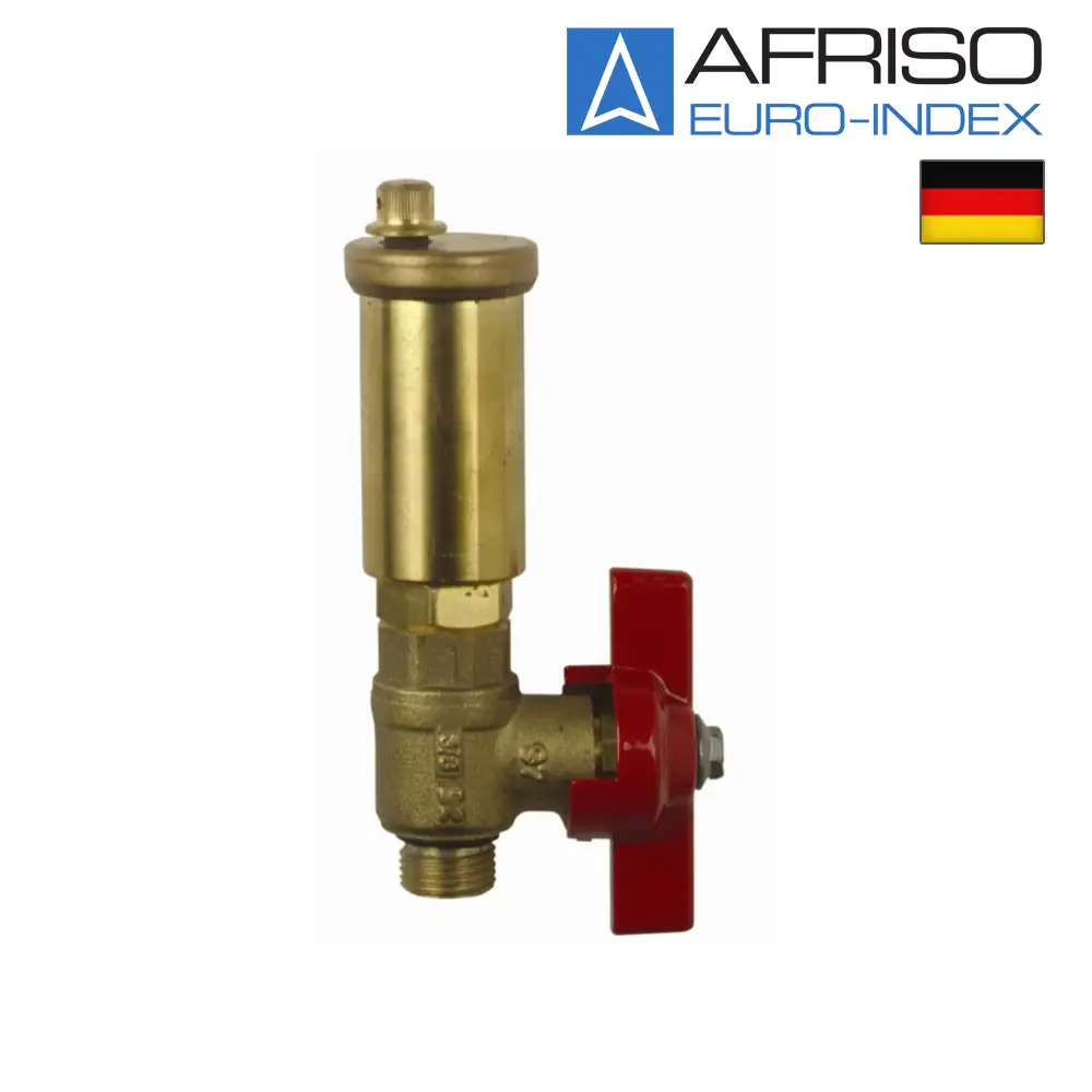 Автоматичний розповітрювач для сон. Сис. Afriso 6 bar, 150*C, 3/8