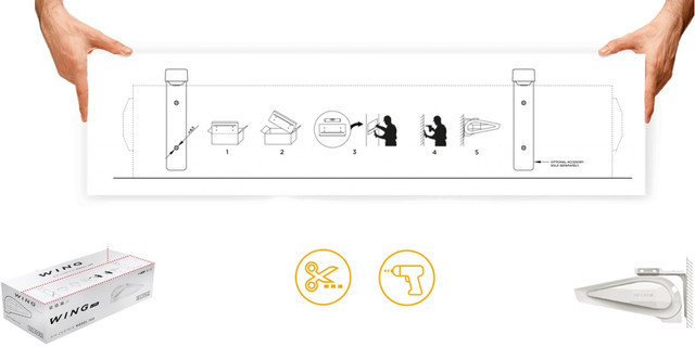 Установка тепловой завесы Wing фото